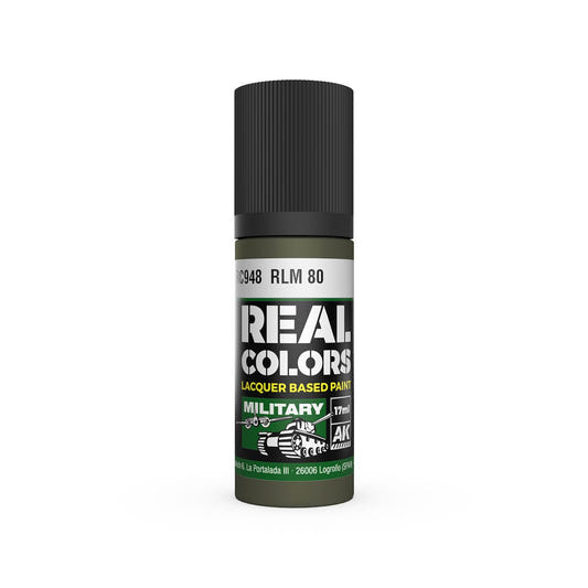 AK Interactive Real Colors acrylic lacquer paint RLM 80