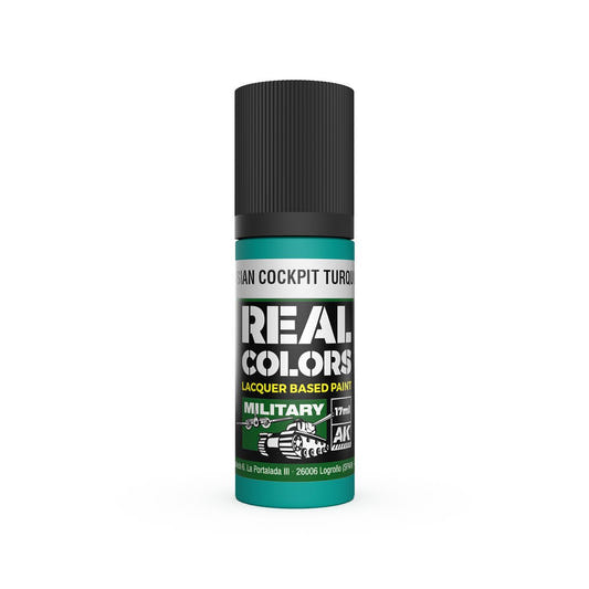 AK Interactive Real Colors acrylic lacquer paint Russian Cockpit Turquoise