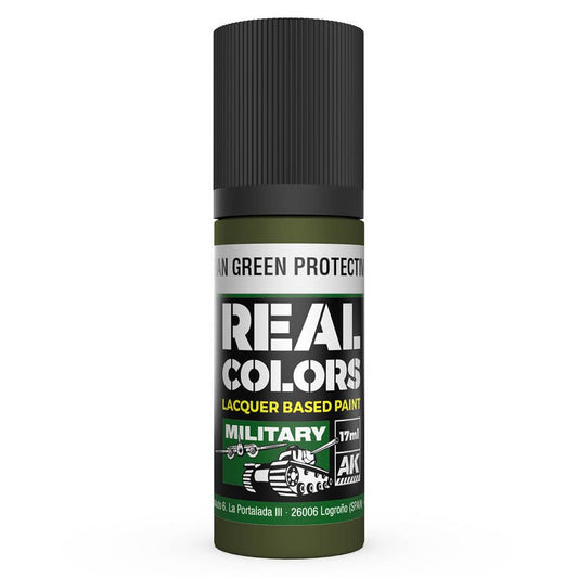AK Interactive Real Colors acrylic lacquer paint Russian Green Protective 4BO
