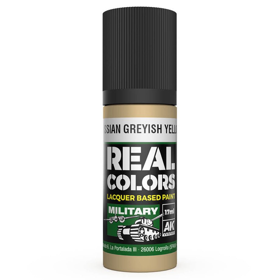 AK Interactive Real Colors acrylic lacquer paint Russian Greyish Yellow