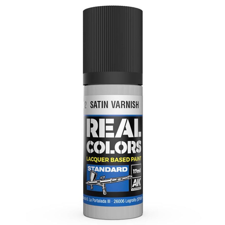 AK Interactive Real Colors acrylic lacquer paint Satin Varnish