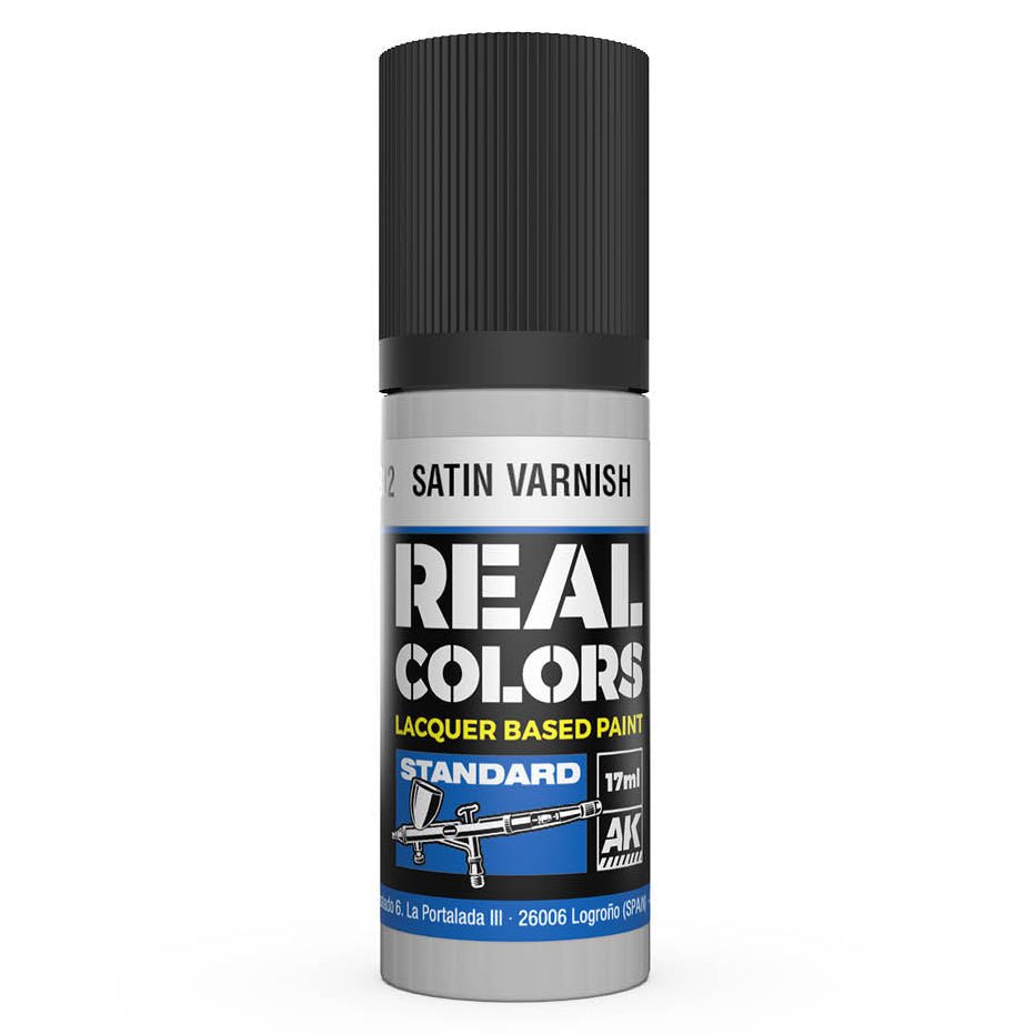 AK Interactive Real Colors acrylic lacquer paint Satin Varnish