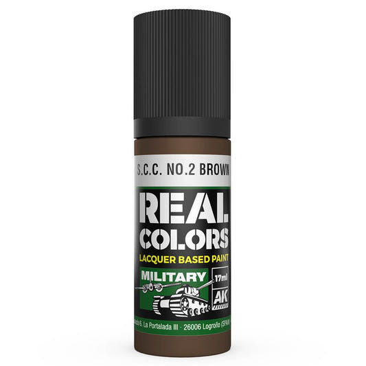 AK Interactive Real Colors acrylic lacquer paint S.C.C. No.2 Brown