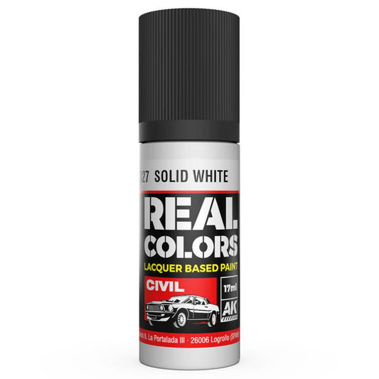 AK Interactive Real Colors acrylic lacquer paint Solid White