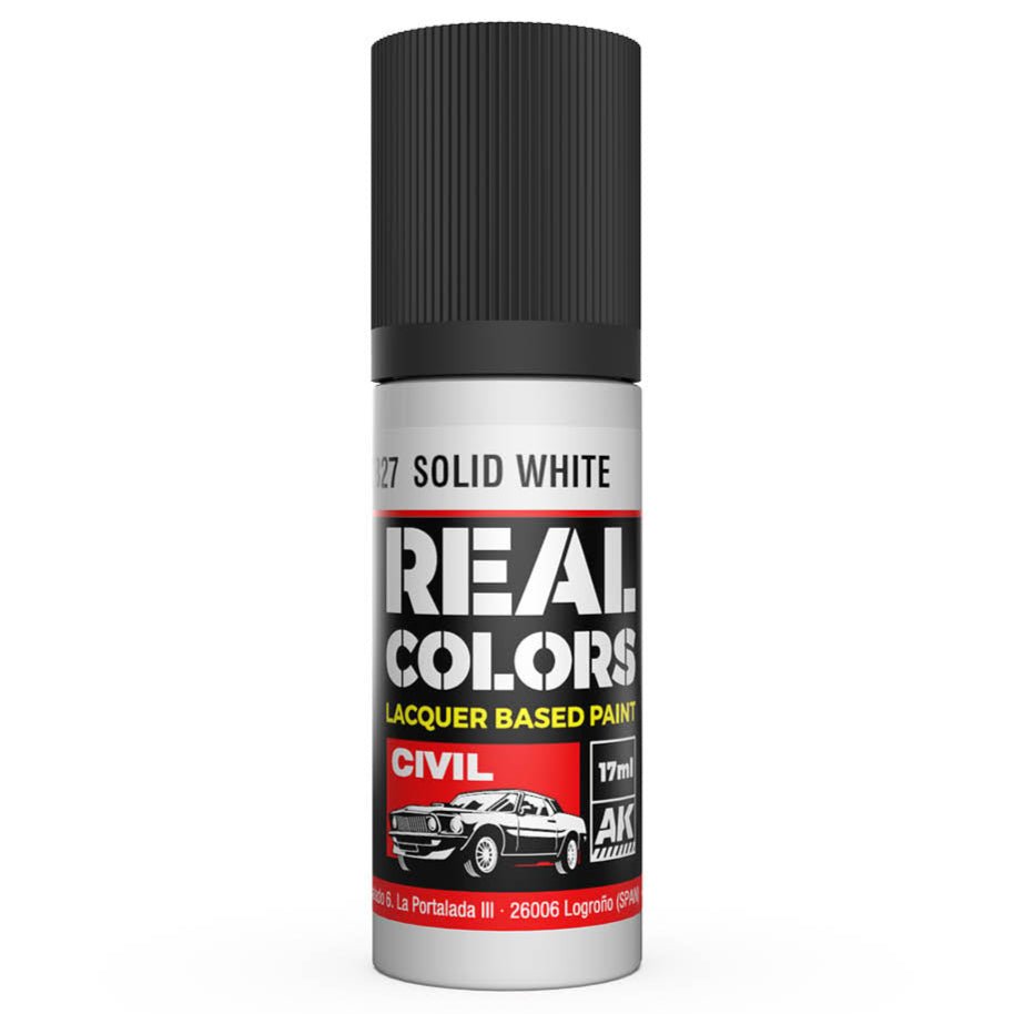 AK Interactive Real Colors acrylic lacquer paint Solid White