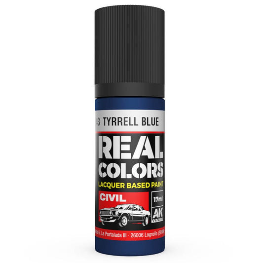AK Interactive Real Colors acrylic lacquer paint Tyrrell Blue