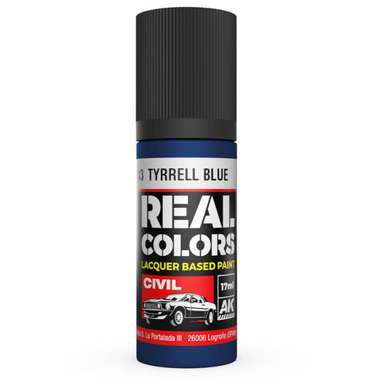 AK Interactive Real Colors acrylic lacquer paint Tyrrell Blue
