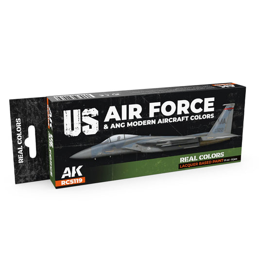 AK Real Colors paint set US Air Force & ANG Modern Aircraft Colors Set