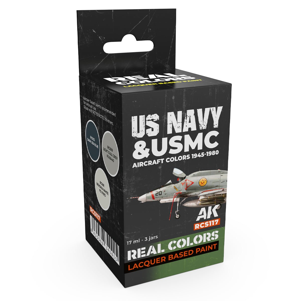 AK Real Colors paint set US Navy & USMC Aircraft 1945-1980 Set