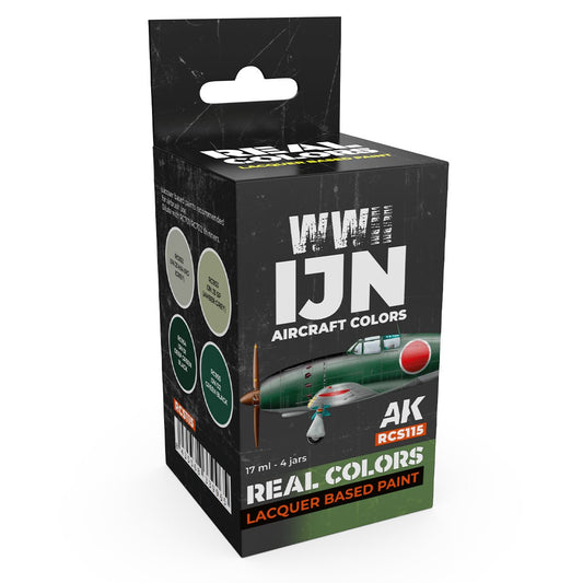 AK Real Colors paint set WWII IJN Aircraft Set
