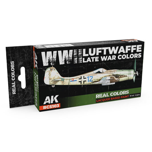 AK Real Colors paint set WWII Luftwaffe Late War Set