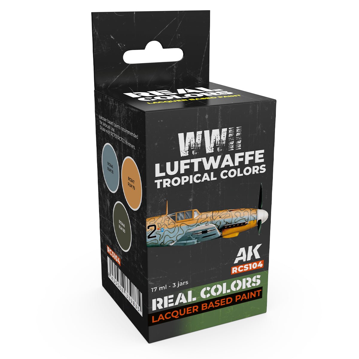AK Real Colors paint set WWII Luftwaffe Tropical Set
