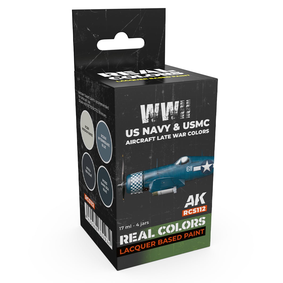 AK Real Colors paint set WWII US Navy & USMC Aircraft Late War Set