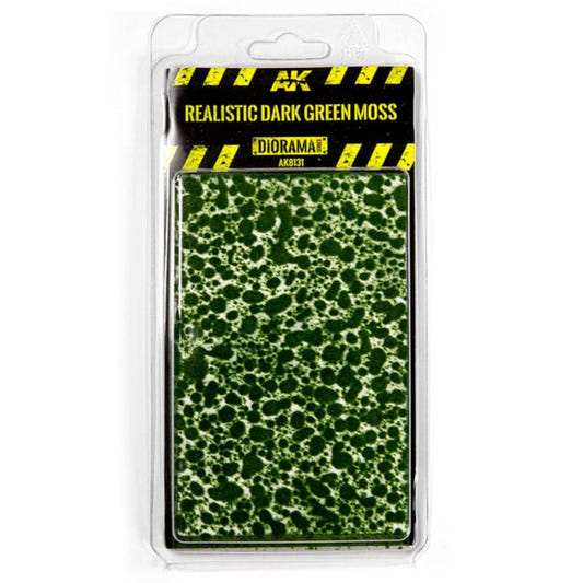 AK Interactive Realistic Dark Green Moss weathering product for scale models
