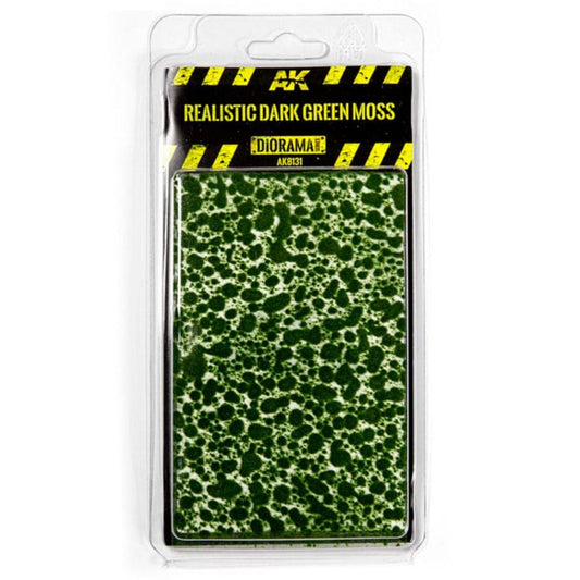 AK Interactive Realistic Dark Green Moss weathering product for scale models