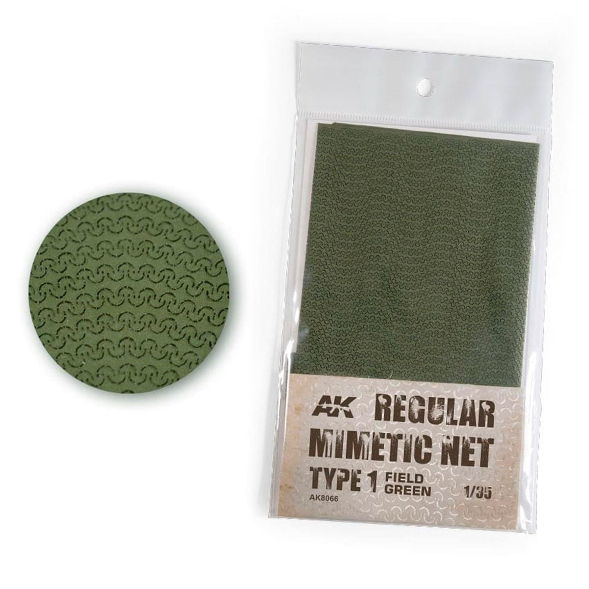 AK Interactive Regular Mimetic Net Type 1 (Field Green)