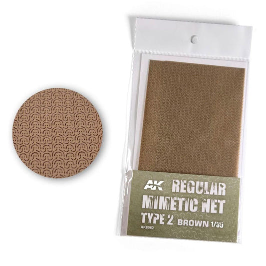 AK Interactive Regular Mimetic Net Type 2 Brown
