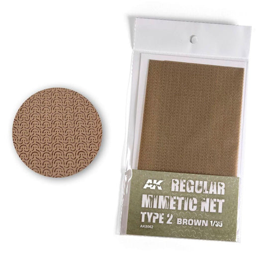 AK Interactive Regular Mimetic Net Type 2 Brown