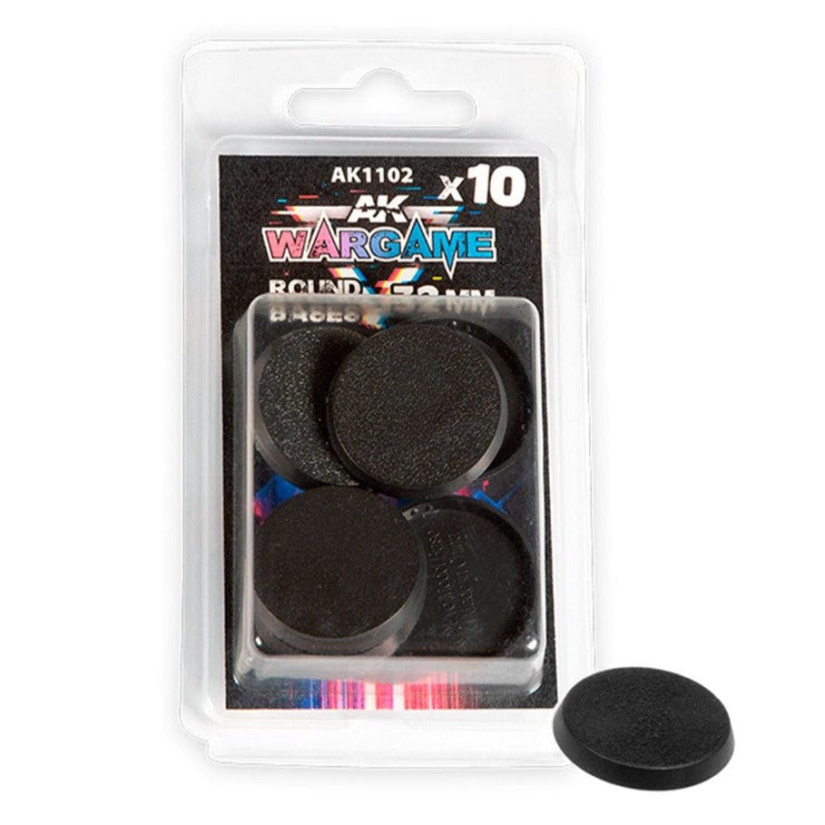 AK Interactive 3rd Generation acrylic paint Round Bases 32mm X 10 17ml dropper bottle
