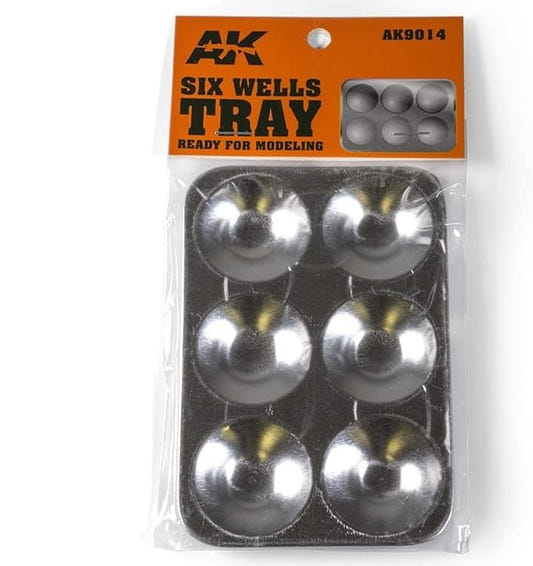 AK Interactive Six Wells Tray hobby tool