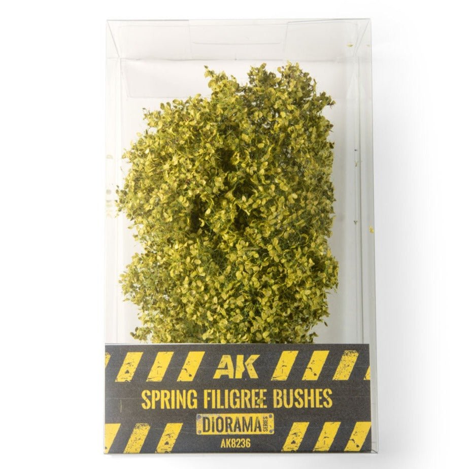 AK Interactive Spring Filigree Bushes 1:35 diorama and scenery product