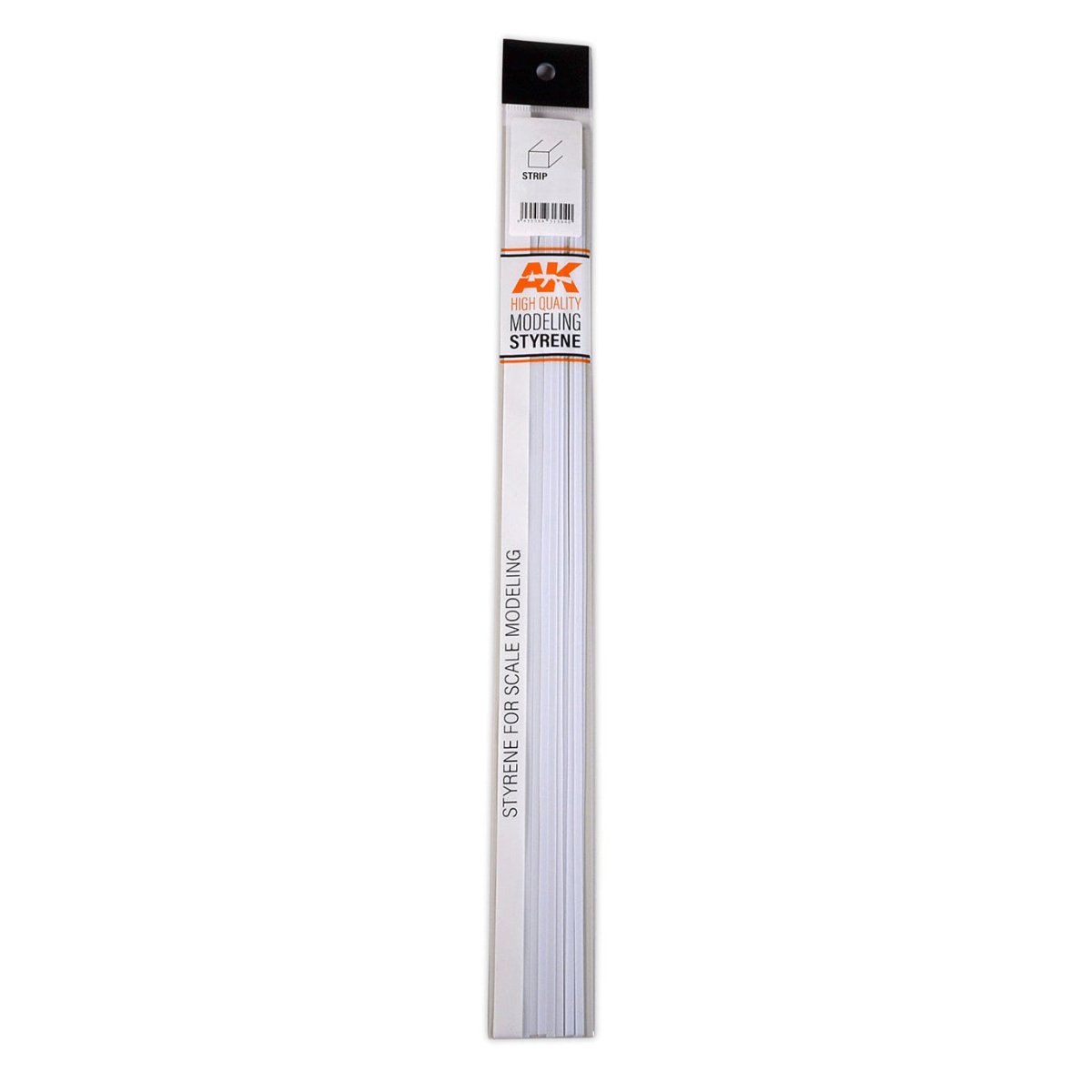 AK Interactive Strips 0.50 X 0.50 X 350mm - Styrene Strip modelling construction material