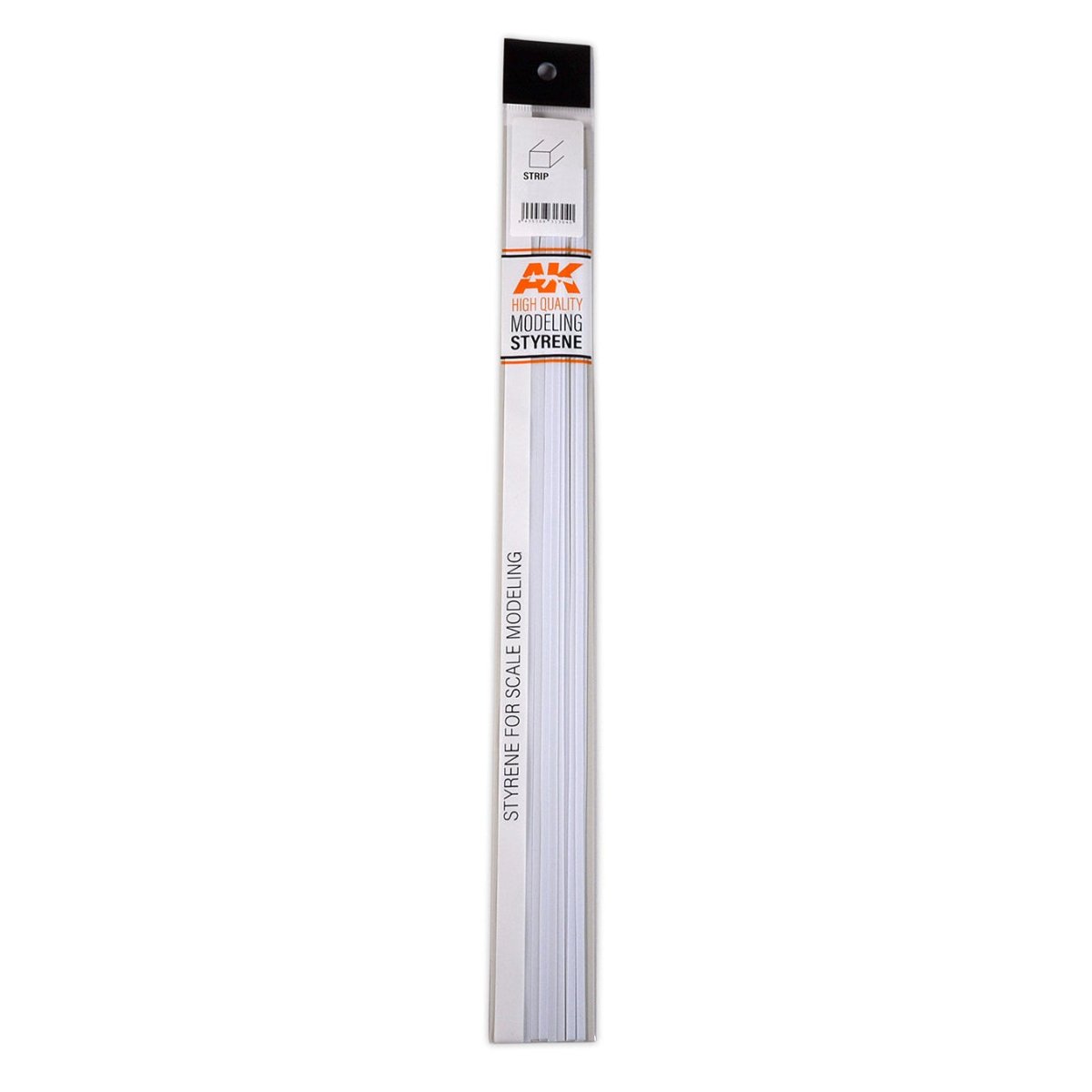 AK Interactive Strips 0.75 X 0.75 X 350mm - Styrene Strip modelling construction material