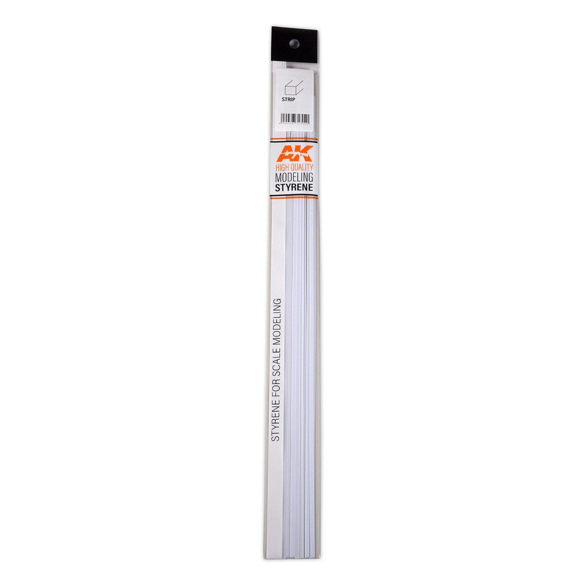 AK Interactive Strips 1.00 X 1.00 X 350mm - Styrene Strip modelling construction material