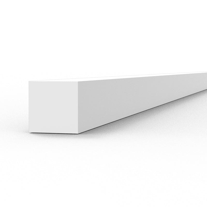AK Interactive 2 x 2mm square styrene strip AK6529, close-up of one white strip