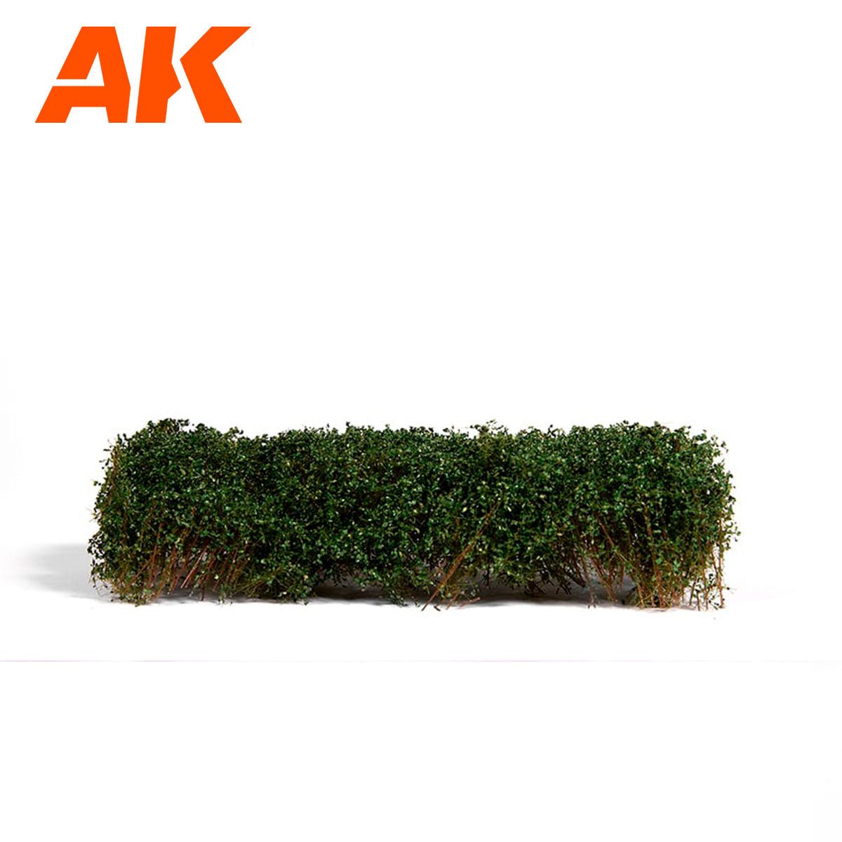 AK Interactive Summer Dark Green shrubbery strip, dense deep green hedge for scenery