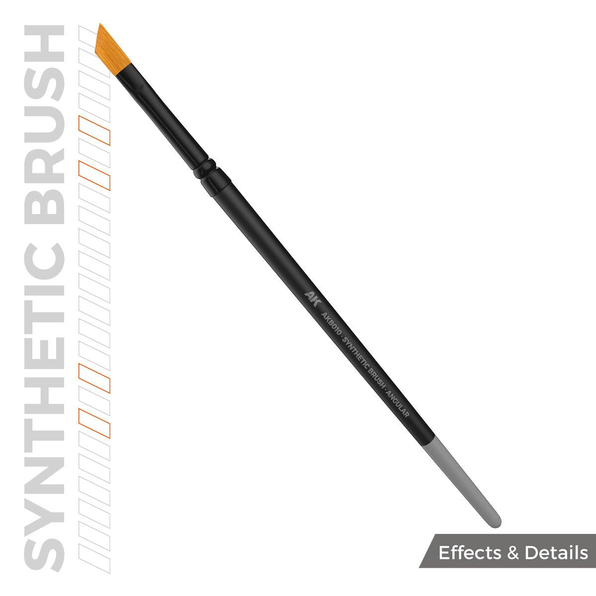 AK Interactive Synthetic Brush - Angular - Loaded Dice