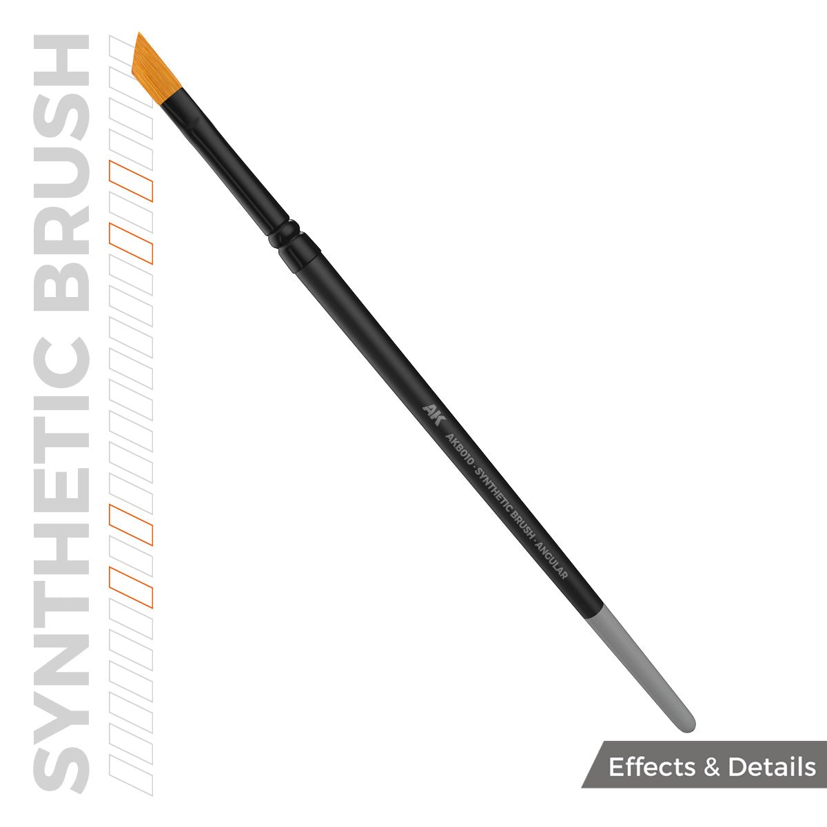 AK Interactive Synthetic Brush - Angular - Loaded Dice