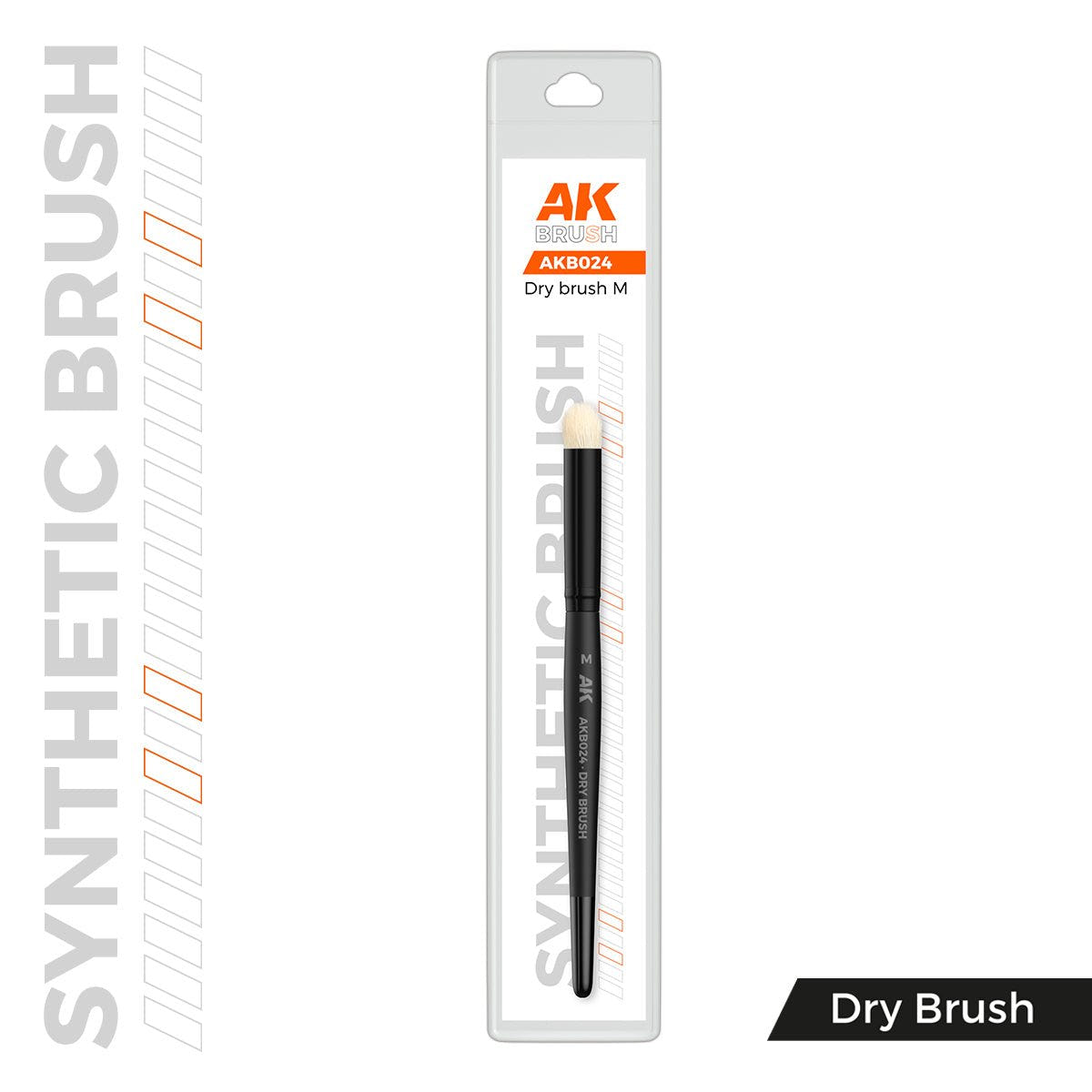 AK Interactive SYNTHETIC DRY BRUSH - M - Loaded Dice