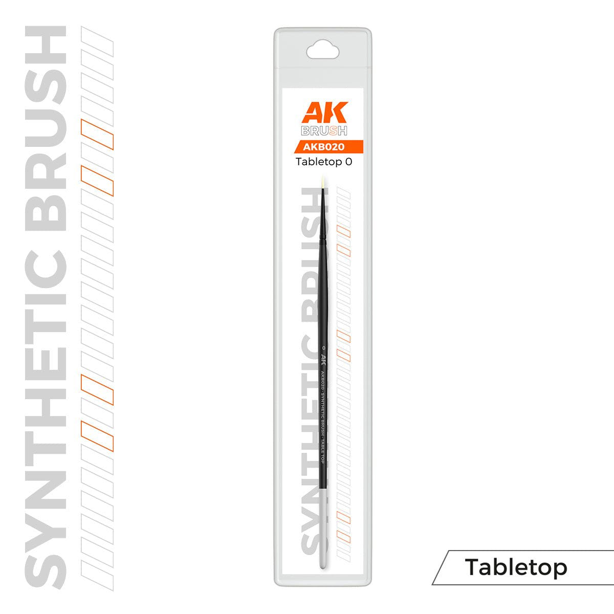 AK Interactive SYNTHETIC TABLETOP BRUSH - 0 - Loaded Dice
