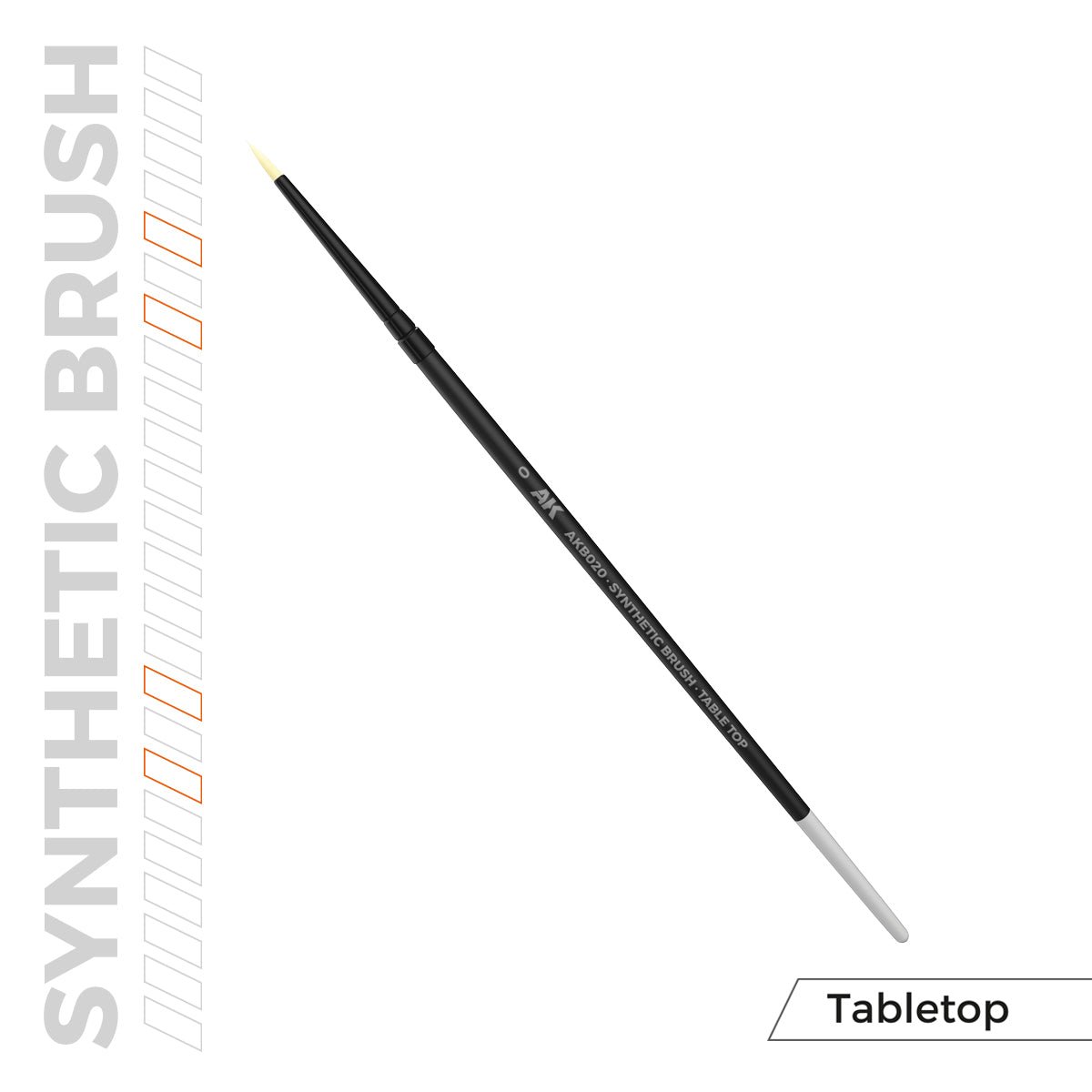 AK Interactive SYNTHETIC TABLETOP BRUSH - 0 - Loaded Dice