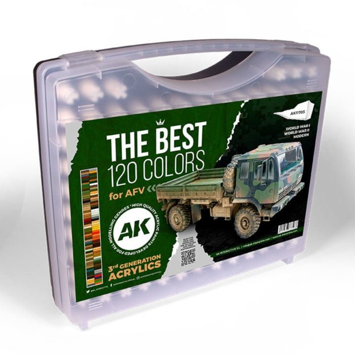 AK Interactive 3rd Generation acrylic paint the Best 120 Colors for AFV 17ml dropper bottle