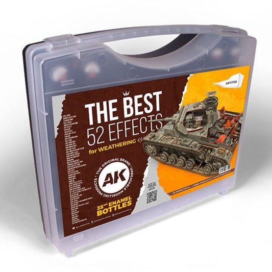 AK Interactive 3rd Generation acrylic paint the Best 52 Effects for Weathering 17ml dropper bottle