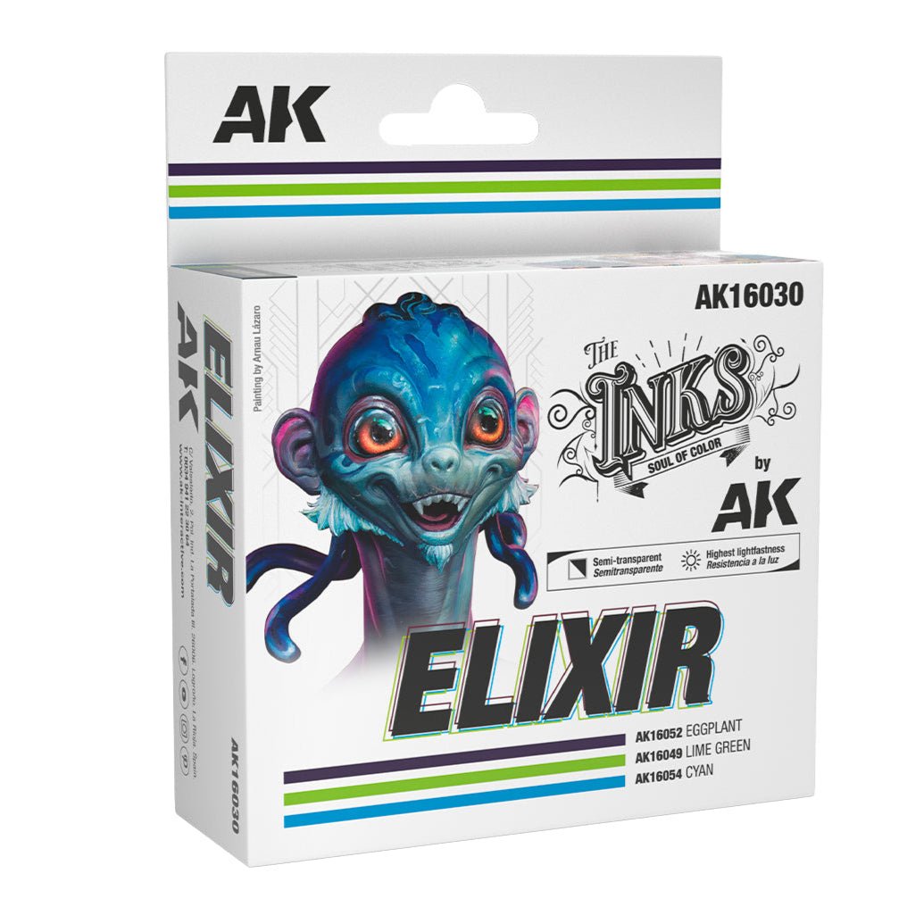 AK Interactive the Inks - Elixir Colours Set