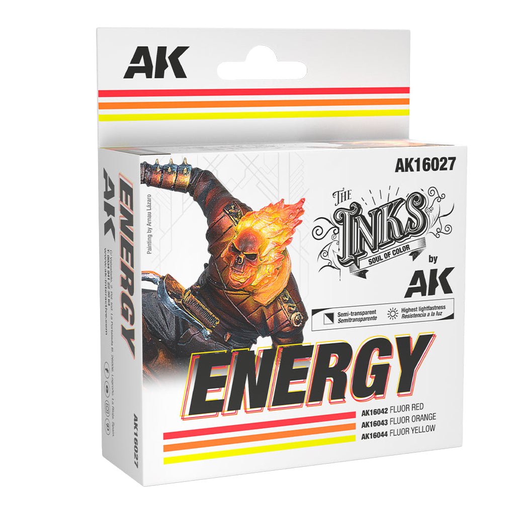 AK Interactive the Inks - Energy Colours Set