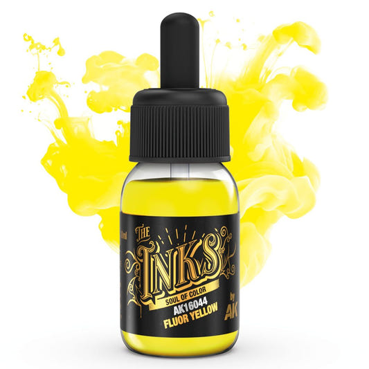 AK Interactive the Inks - Fluor Yellow