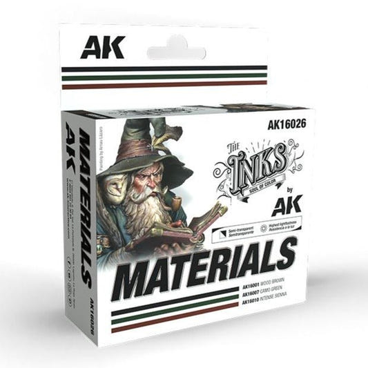 AK Interactive the Inks - Materials Set