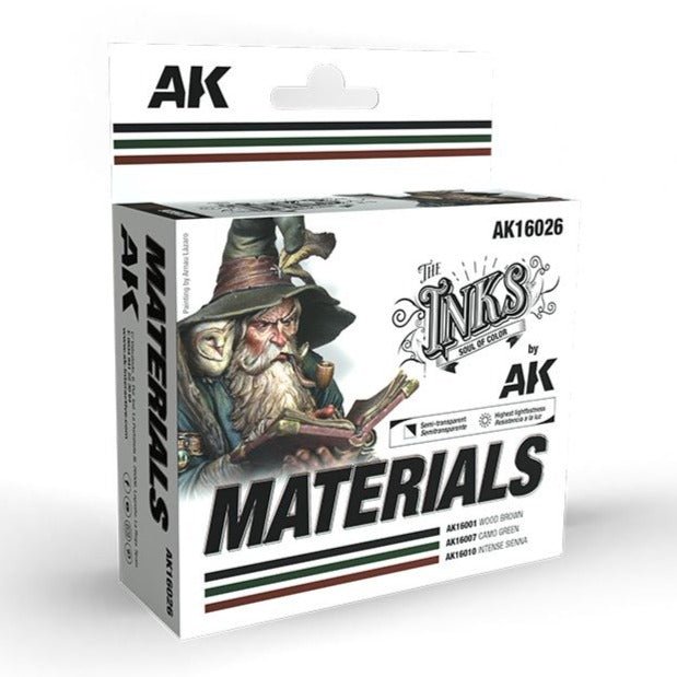 AK Interactive the Inks - Materials Set