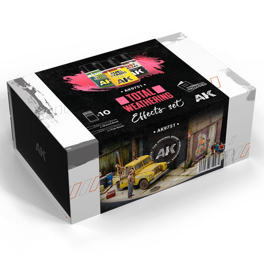 AK Interactive Total Weathering Effects Set weathering set for scale models