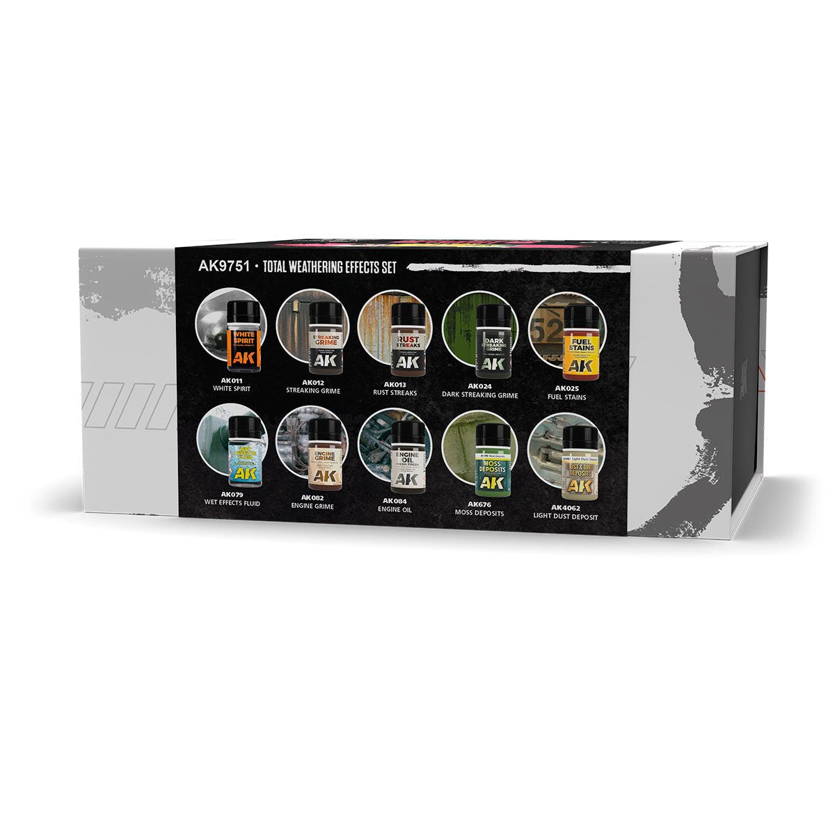 AK Interactive - Total Weathering Effects Set - Loaded Dice