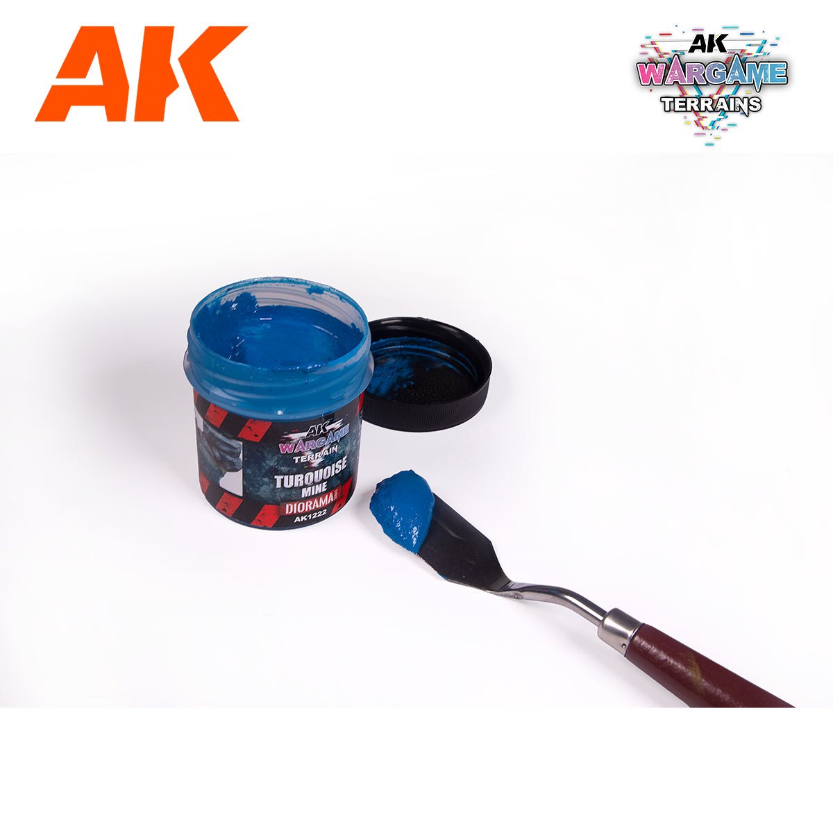 AK Interactive Turquoise Mine - Wargame Terrains - 100ml AK1222 - Loaded Dice