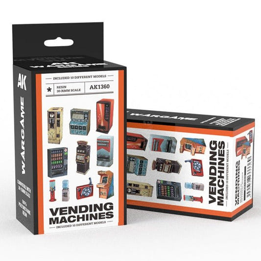 AK Interactive Vending Machine Wargame Set (Resin 30-35mm)