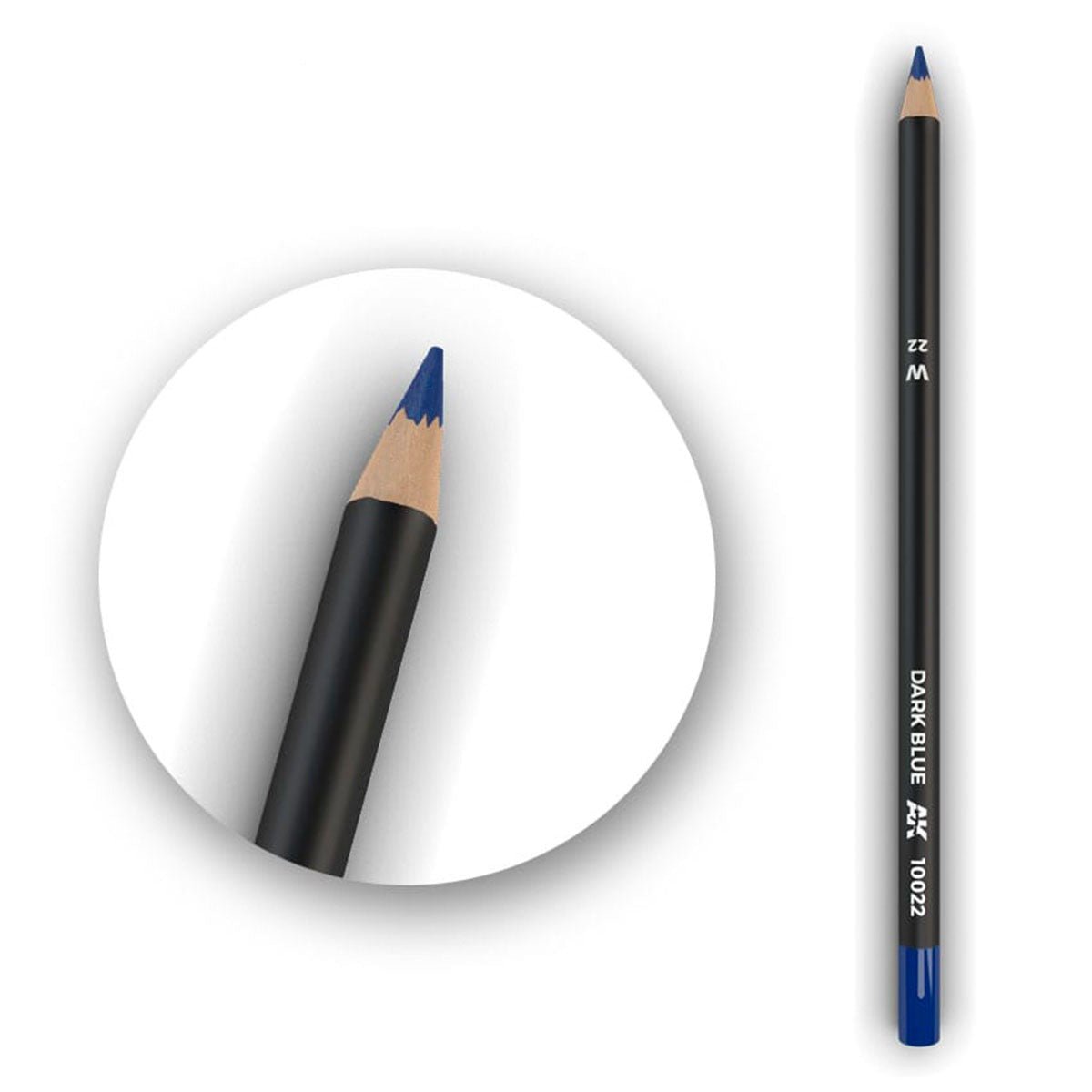 AK Interactive weathering watercolour pencil Dark Blue