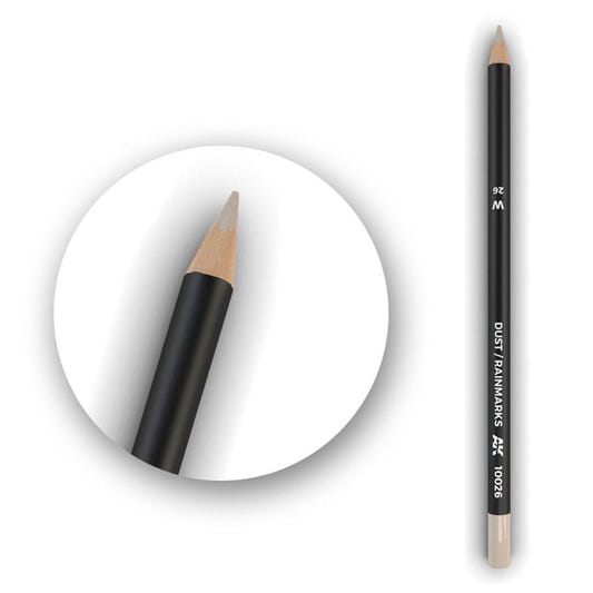 AK Interactive weathering watercolour pencil Dust / Rain Marks