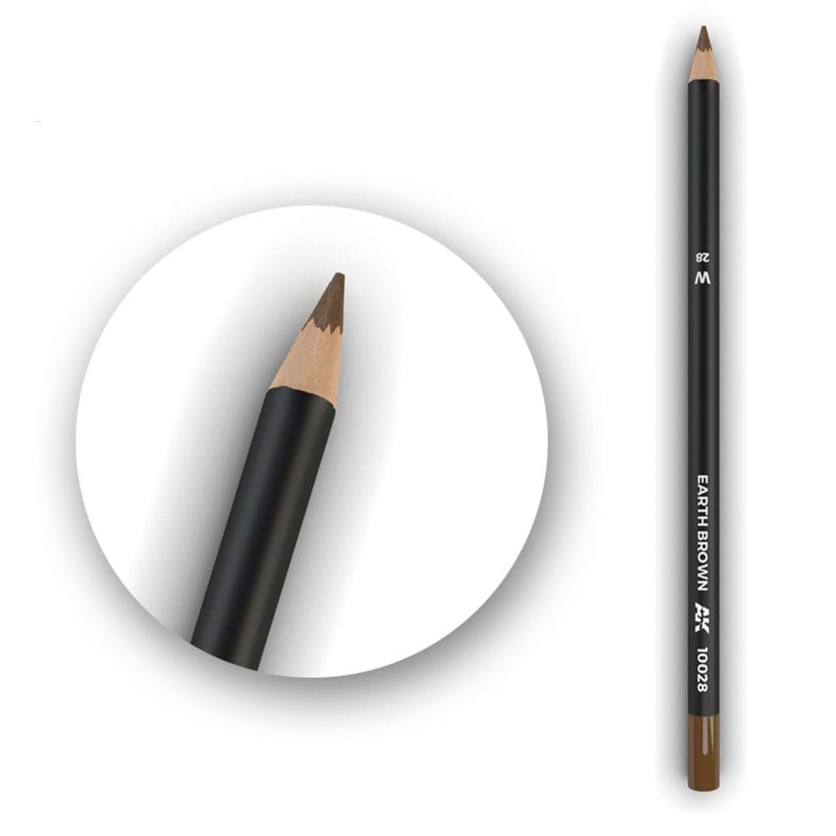AK Interactive weathering watercolour pencil Earth Brown