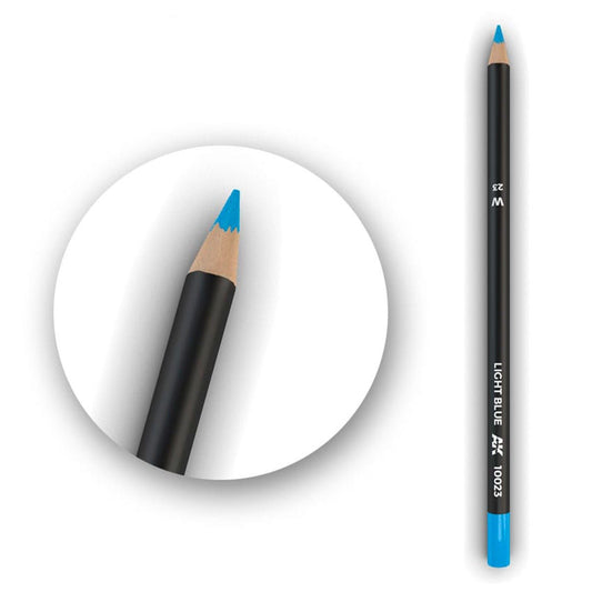 AK Interactive weathering watercolour pencil Light Blue